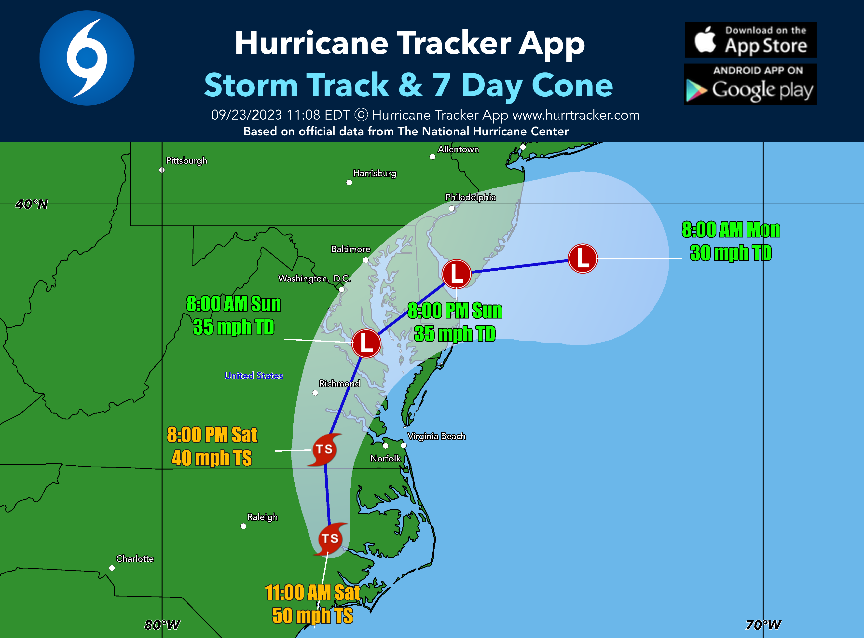 Hurricane Tracker App